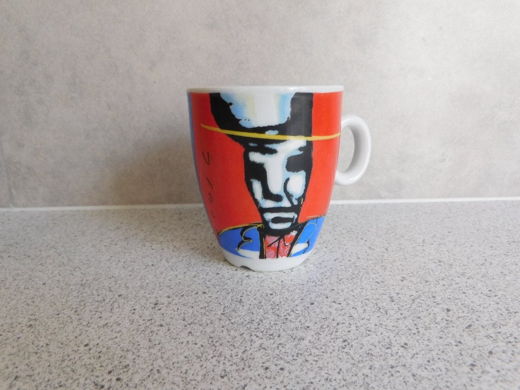 Senseo mok 150 ml. Zelfportret Herman Brood, Huis en Inrichting, Keuken | Servies, Overige merken, Ophalen of Verzenden, Zo goed als nieuw
