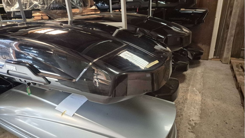 Thule Motion XT L zwart 450 ltr. dakkoffer uit verhuur, Ophalen, Gebruikt, Thule Sweden AB, Borggatan 5, 335 73 Hillerstorp, Zweden