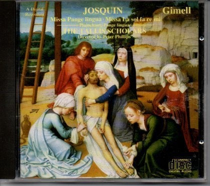 Josquin - Missa Pange lingua & Missa La sol fa re mi CD, Overige componisten, Zo goed als nieuw, Inclusief doosje, Middeleeuwen en Renaissance