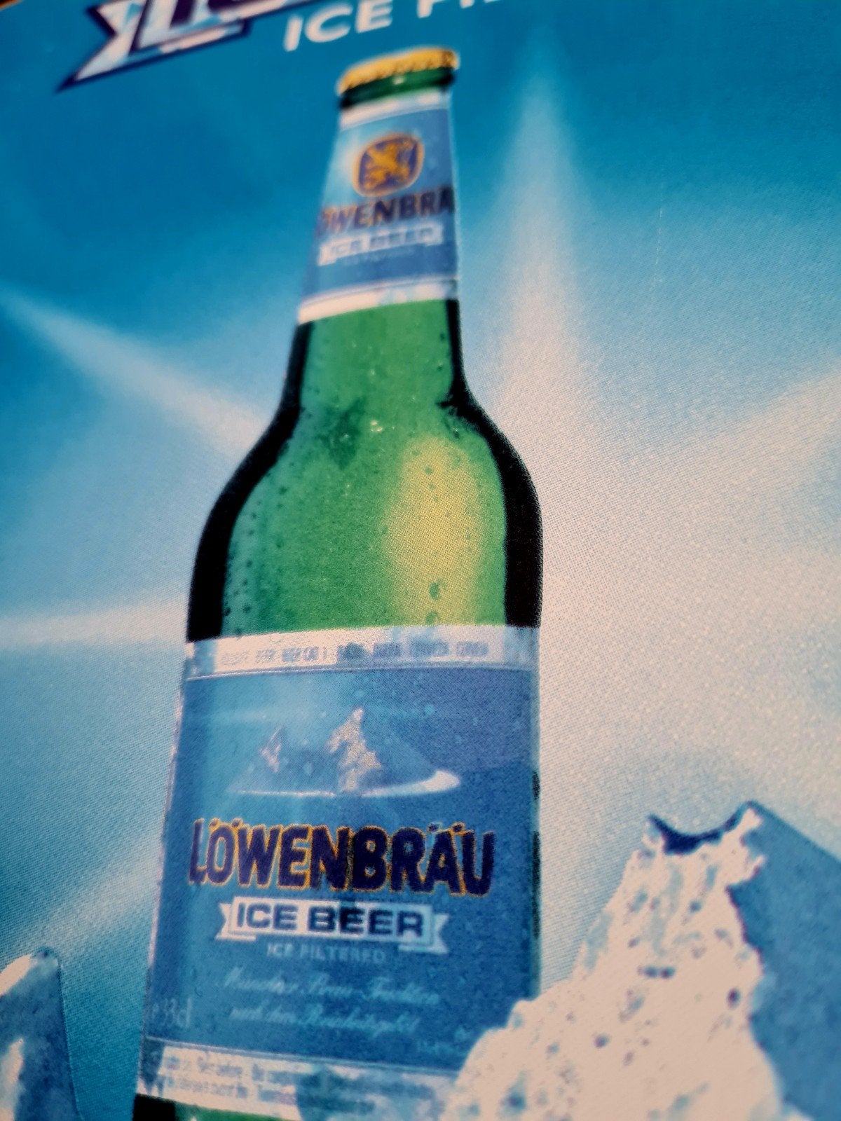Lowenbrau emaille bord nieuw, Verzamelen, Biermerken, Ophalen of Verzenden, Reclamebord, Plaat of Schild, Overige merken