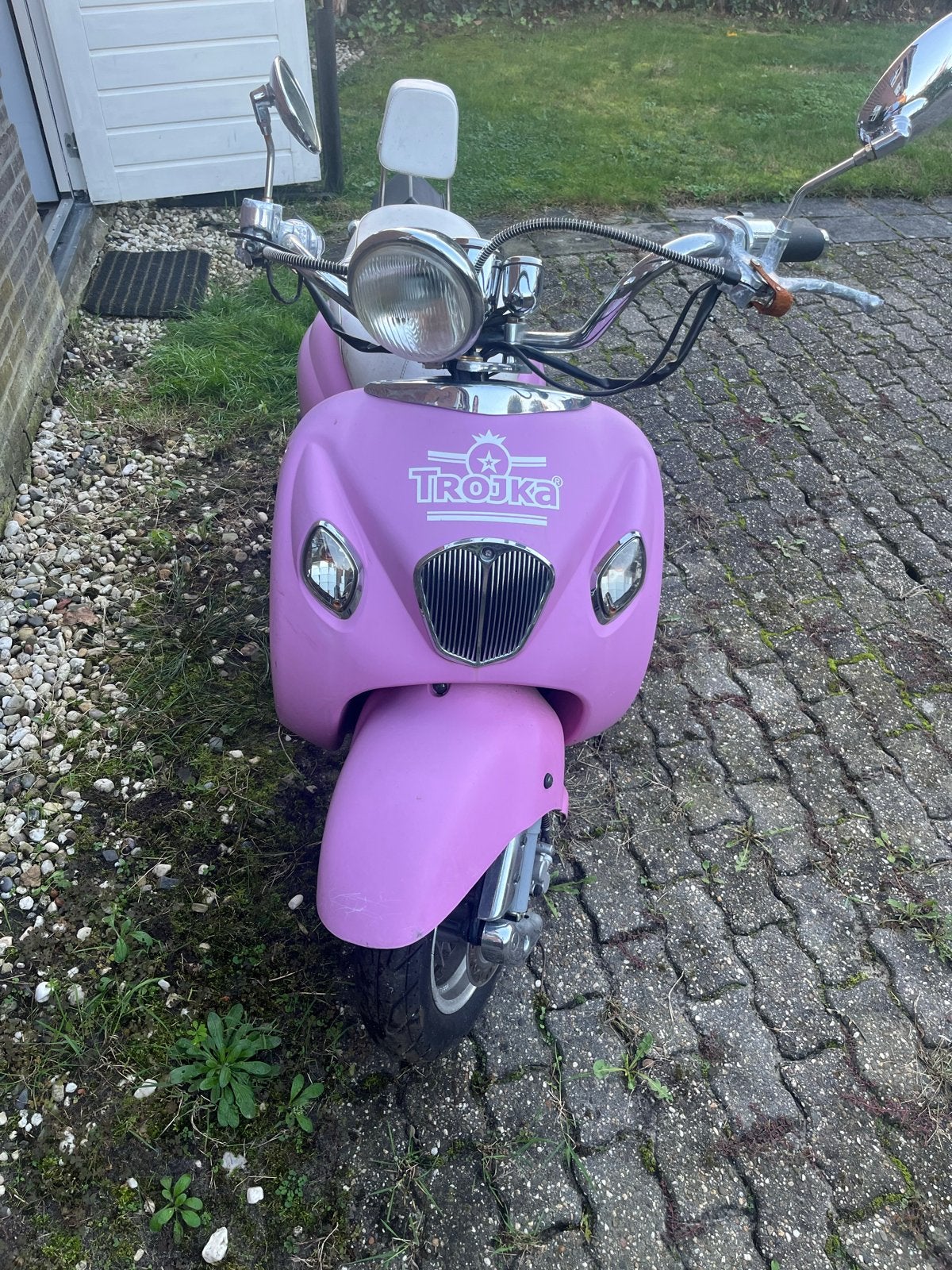 Roze Trojka La Souris Scooter - *OPKNAPPER*, Ophalen, Gebruikt, Overige typen, Overige merken