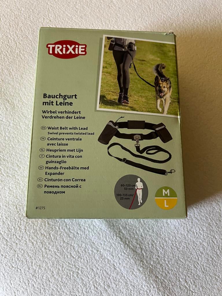 Trixie Honden Heupriem met Lijn. Nieuw., Dieren en Toebehoren, Ophalen of Verzenden, Nieuw