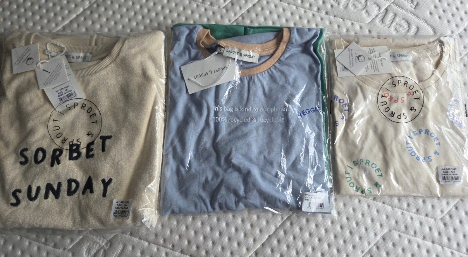 sproet en sprout shirts 12y maat 146 nieuw, Jongen of Meisje, Nieuw, Ophalen of Verzenden, Shirt of Longsleeve