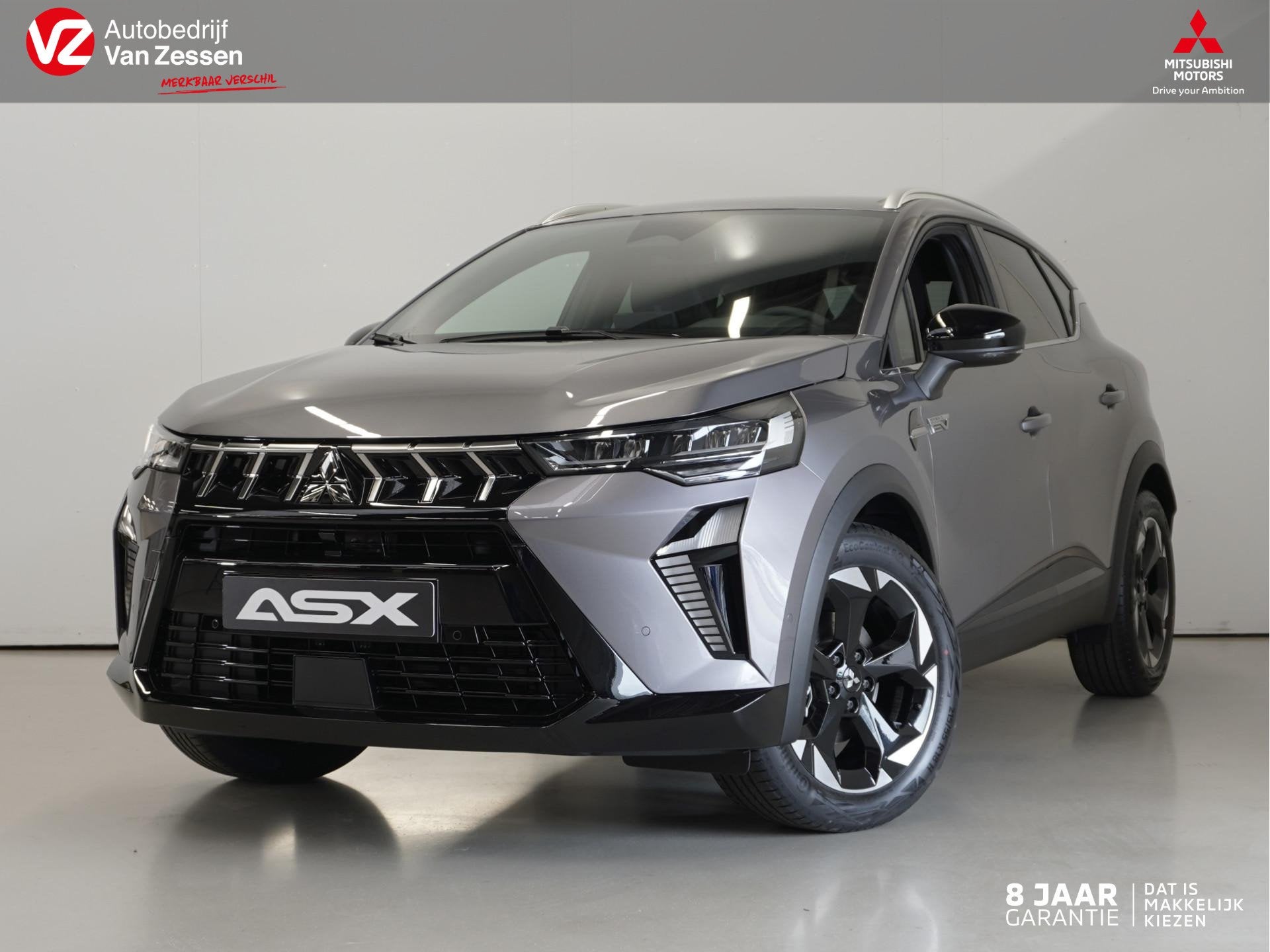 Mitsubishi ASX 1.8 HEV AT Intense+ | Nieuwe auto | Uit voorr, Auto's, Zwart, 4 cilinders, Origineel Nederlands, Bedrijf