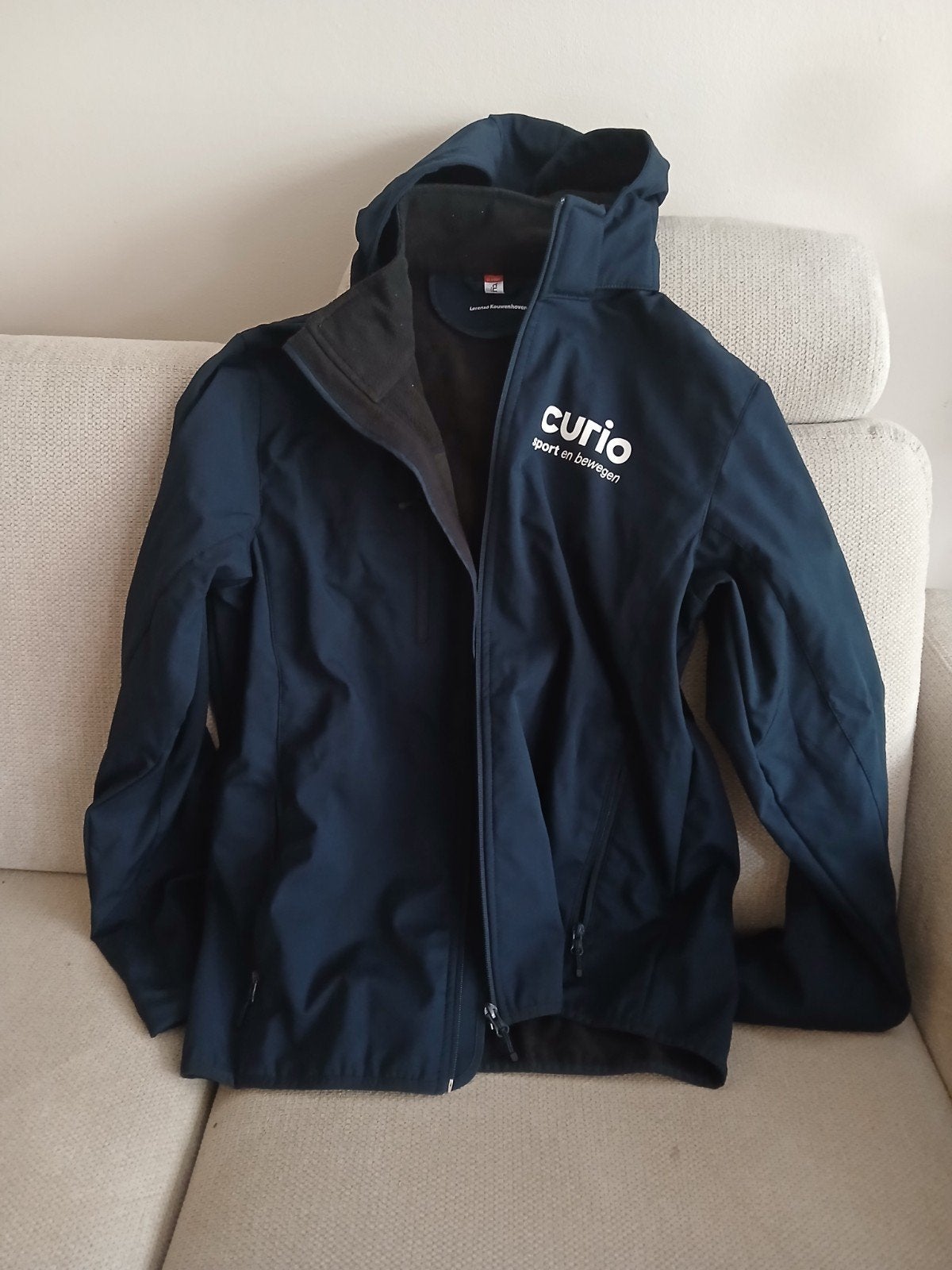 Clique Classic Softshell Jas - Curio Sport en Bewegen, Maat 52/54 (L), Clique Classic, Blauw, Ophalen of Verzenden