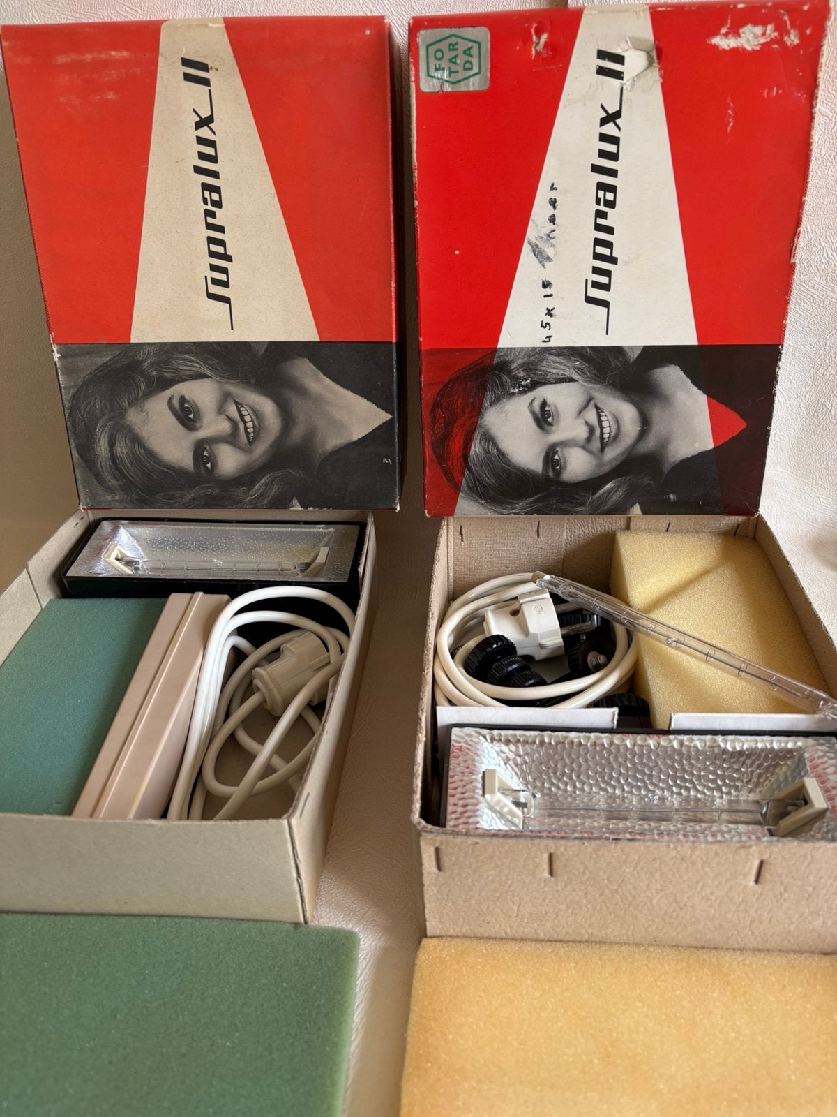 Supralux II Fotolampen Set - Vintage Studio Verlichting, Ophalen of Verzenden, Gebruikt, Overige merken