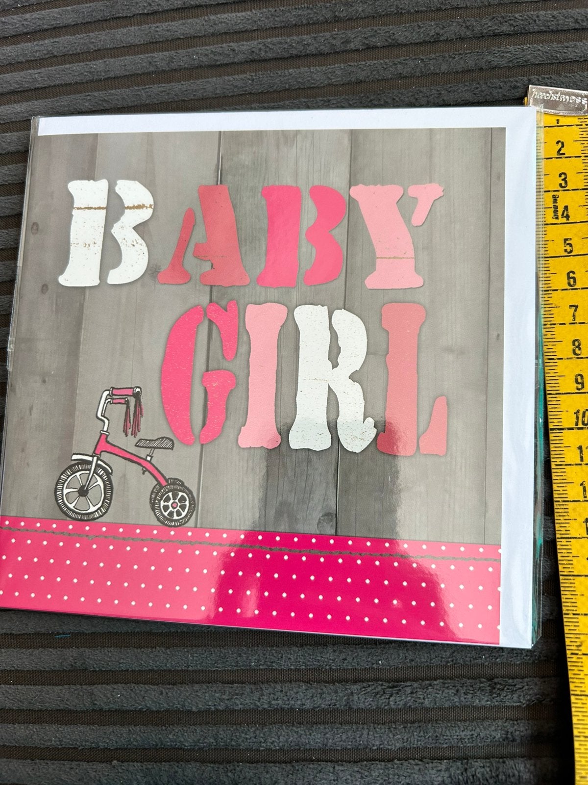 Wenskaart Baby girl, Ophalen of Verzenden, Zo goed als nieuw