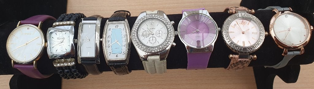 8 Dameshorloges: Camelia, Hema, Lipsy London, Monsoon, Overige merken, Overige materialen, Leer, Polshorloge