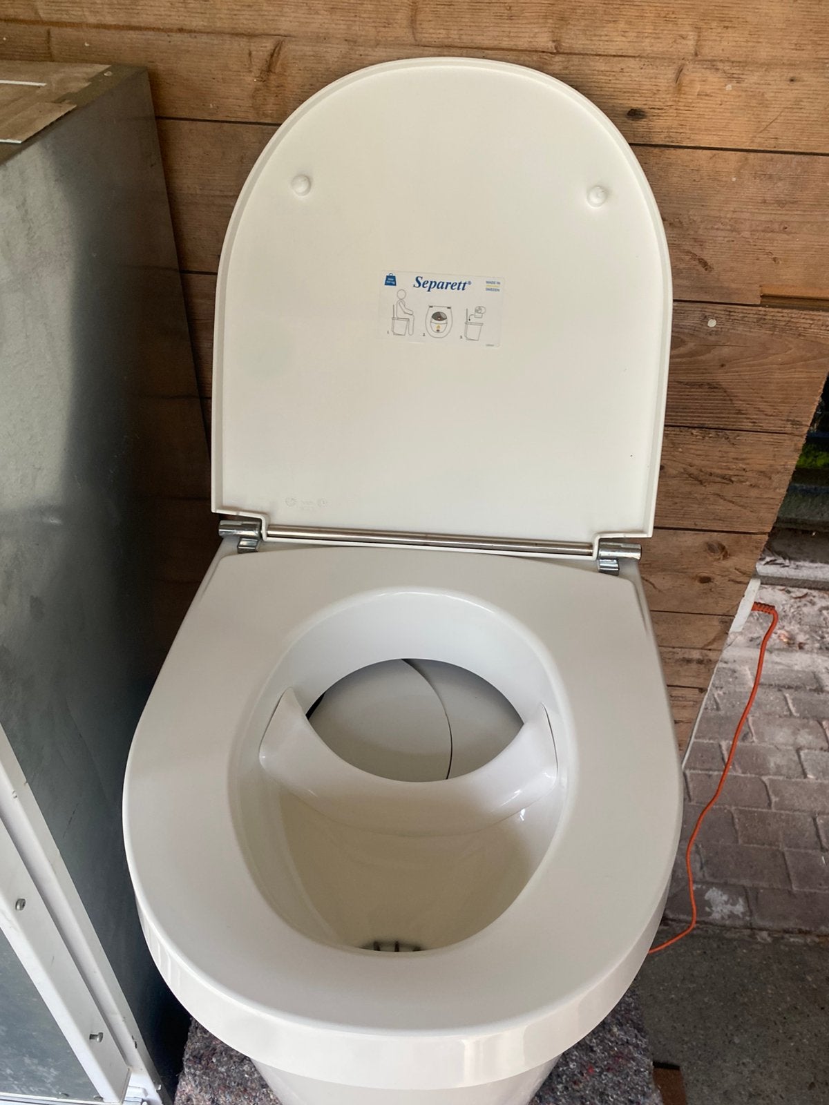 DROOGTOILET / SCHEIDINGSTOILET (Separett), Ophalen, Zo goed als nieuw, Toilet