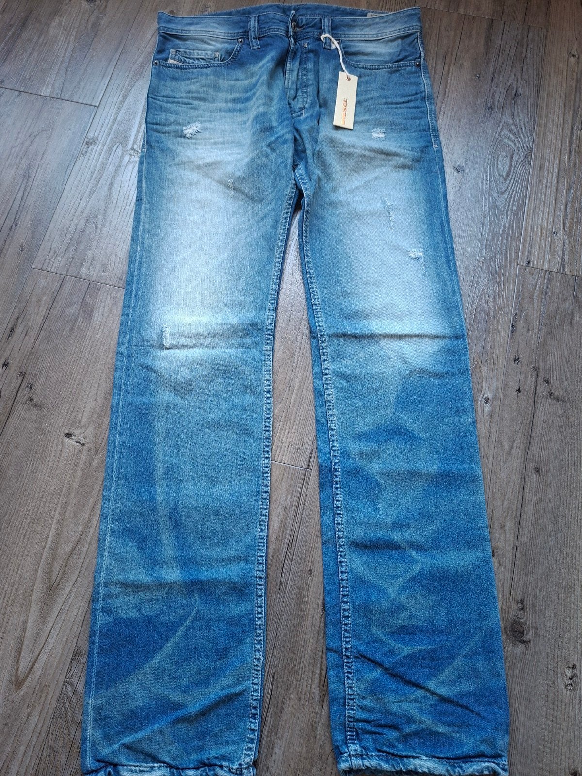 DIESEL Safado regular-slimfit jeans W32 L32, Diesel, Blauw, Nieuw, W32 (confectie 46) of kleiner