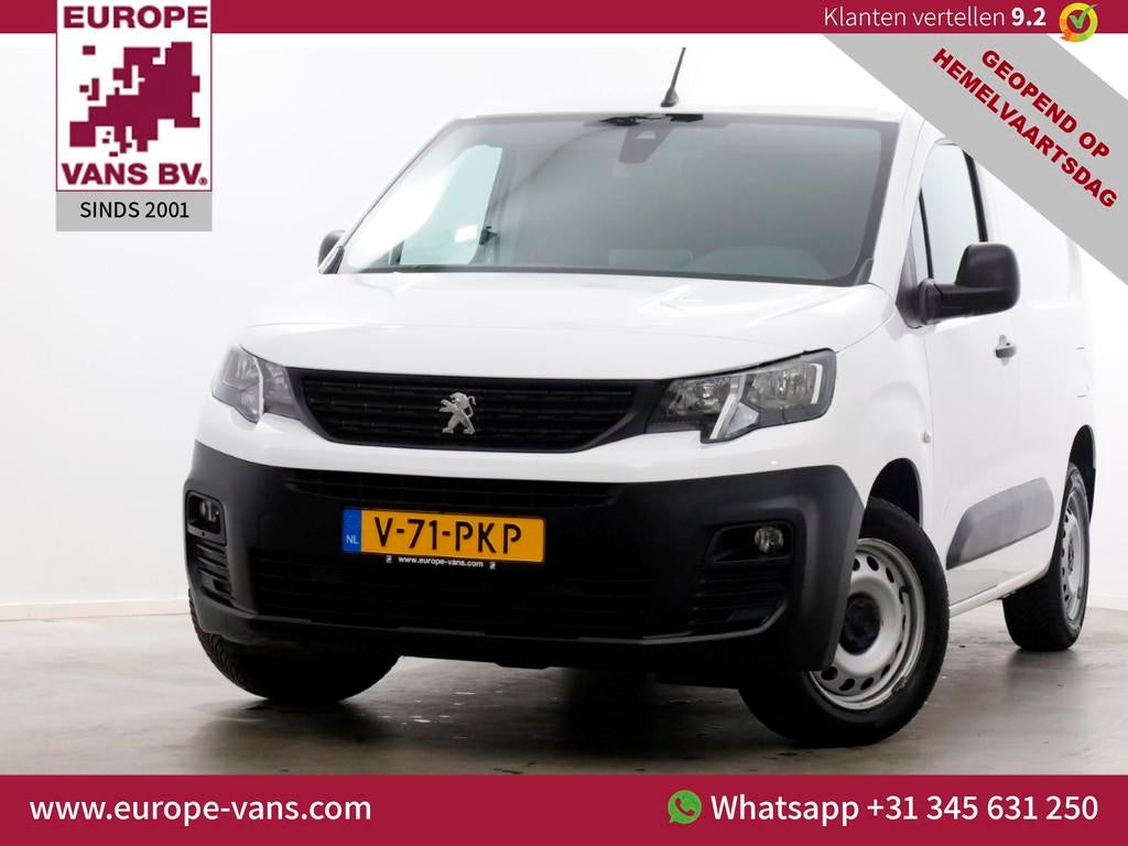 Peugeot Partner 1.5 BlueHDI 130pk Automaat Airco/Navi/Camera, Auto's, Gebruikt, Euro 6, 4 cilinders, Wit