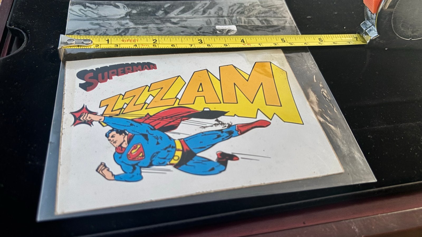 Vintage Superman Stickers - Goed Bewaard, Verzamelen, Ophalen of Verzenden, Zo goed als nieuw, Strip of Tekenfilm