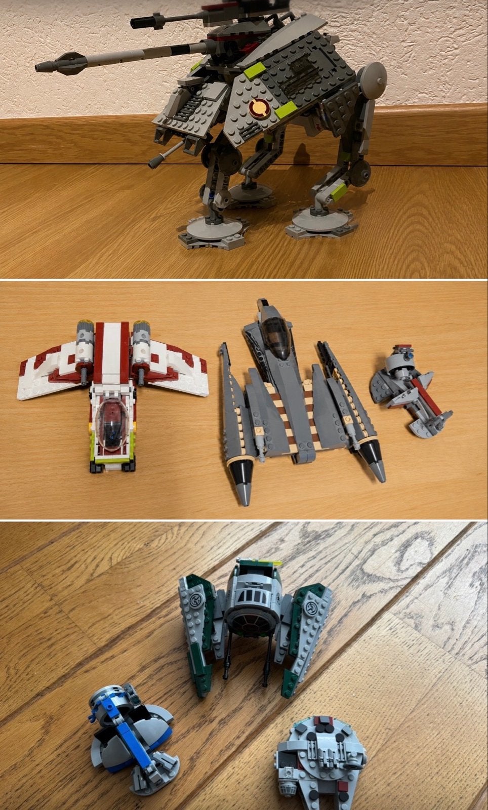 Lego Star Wars Set - Diverse Voertuigen en AT-TE Walker, Ophalen of Verzenden, Gebruikt