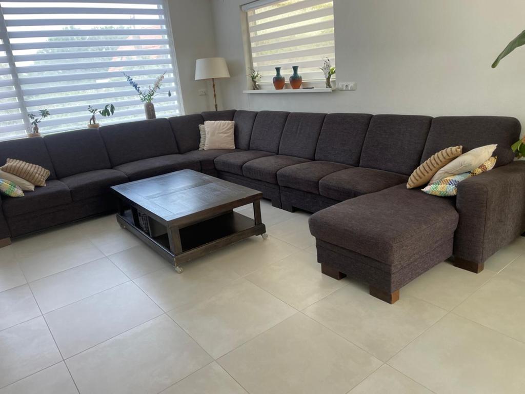Luxe U-Hoekbank + Salon tafel + dressoir + TV meubel, Huis en Inrichting, Banken | Bankstellen, Ophalen, Zo goed als nieuw, Vierpersoons of meer