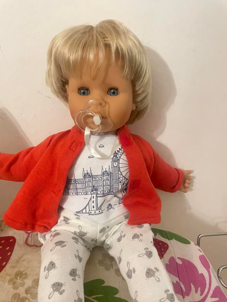 vintage baby Lou van zapf creation, Ophalen of Verzenden, Zo goed als nieuw, Pop