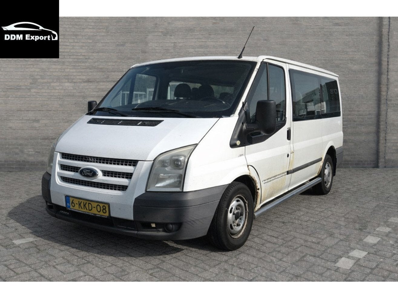 Ford Transit Kombi 300S 2.2 TDCI SHD | 9 Personen | Airco |, Auto's, Voorwielaandrijving, Euro 5, Gebruikt, Wit