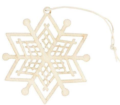 Made of Wood houten hangende ornament Ø 6,5 cm dikte 2 mm, ., Nieuw, ., Overige merken