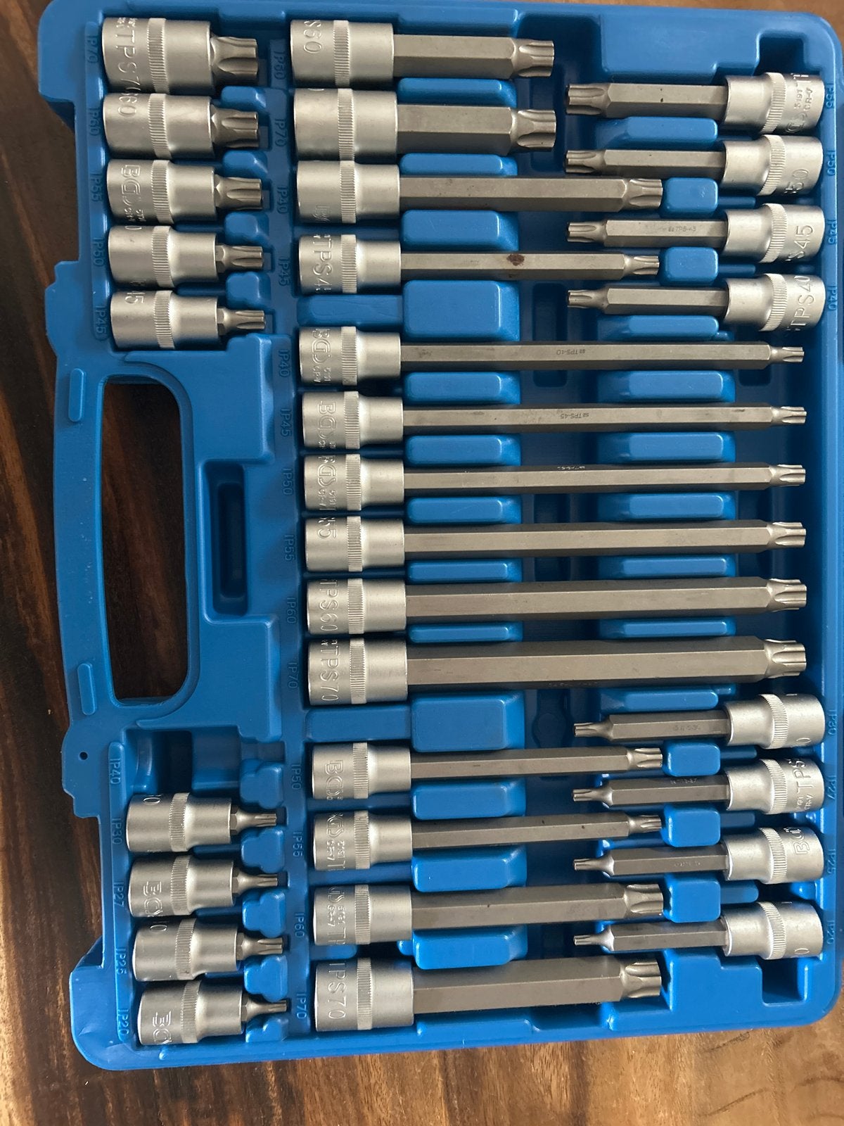 Torx bitset met doppen - Diverse maten, Ophalen of Verzenden, Gebruikt, Bitset, Overige merken