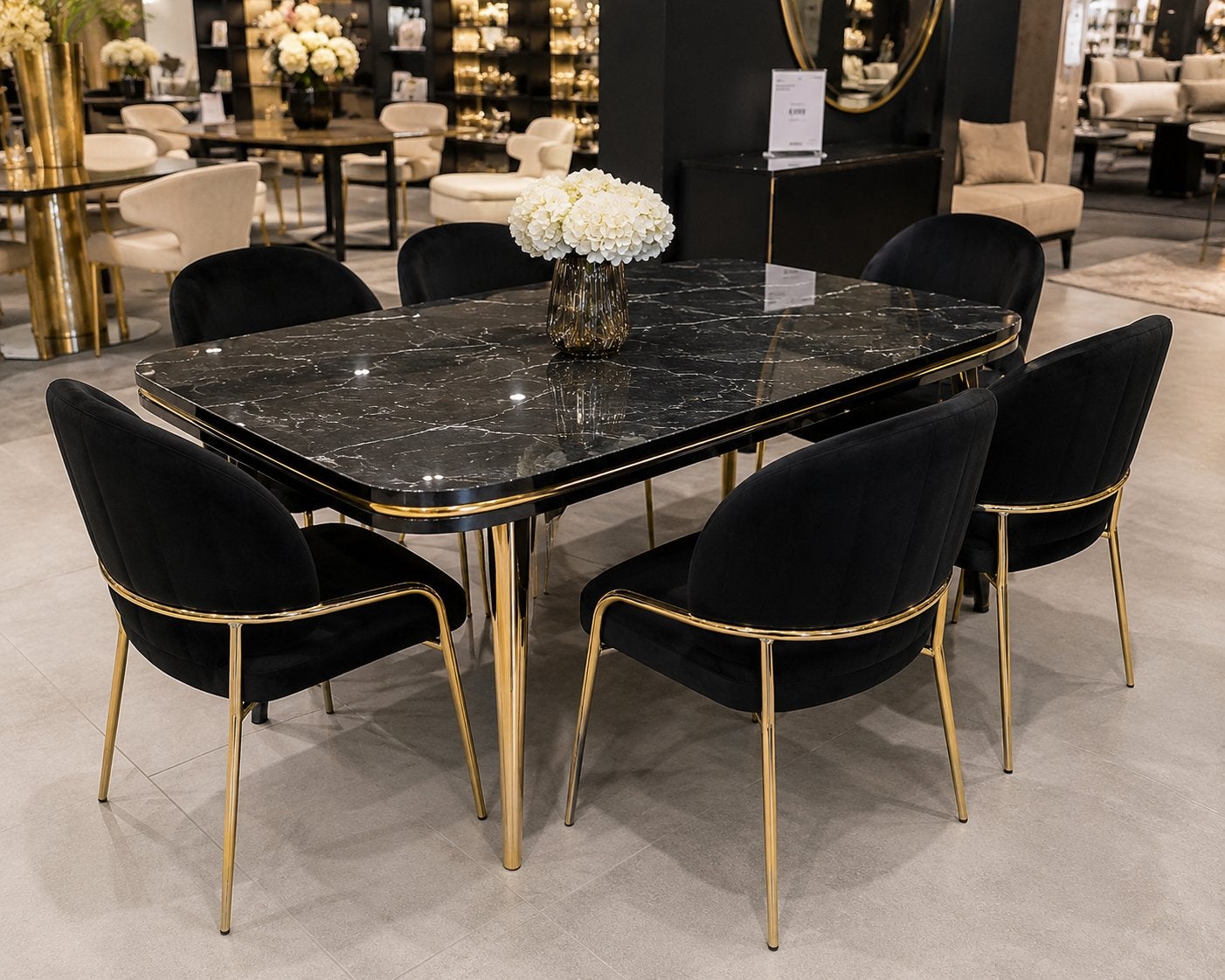 Eettafel inclusief 6 stoelen, Ophalen of Verzenden
