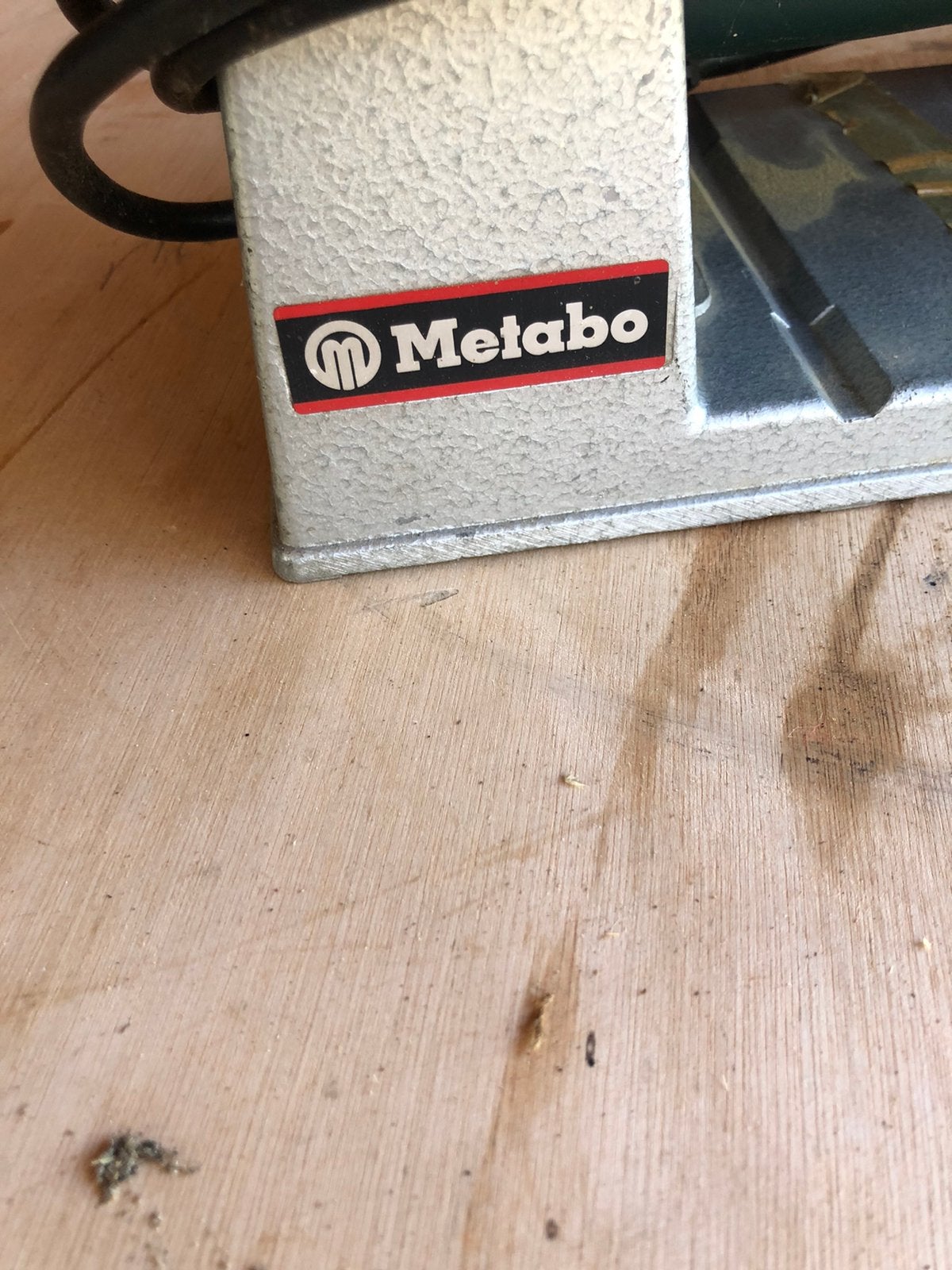 Metabo houtschaaf op onderstel, Ophalen of Verzenden, Zo goed als nieuw, Elektrisch, Overige soorten