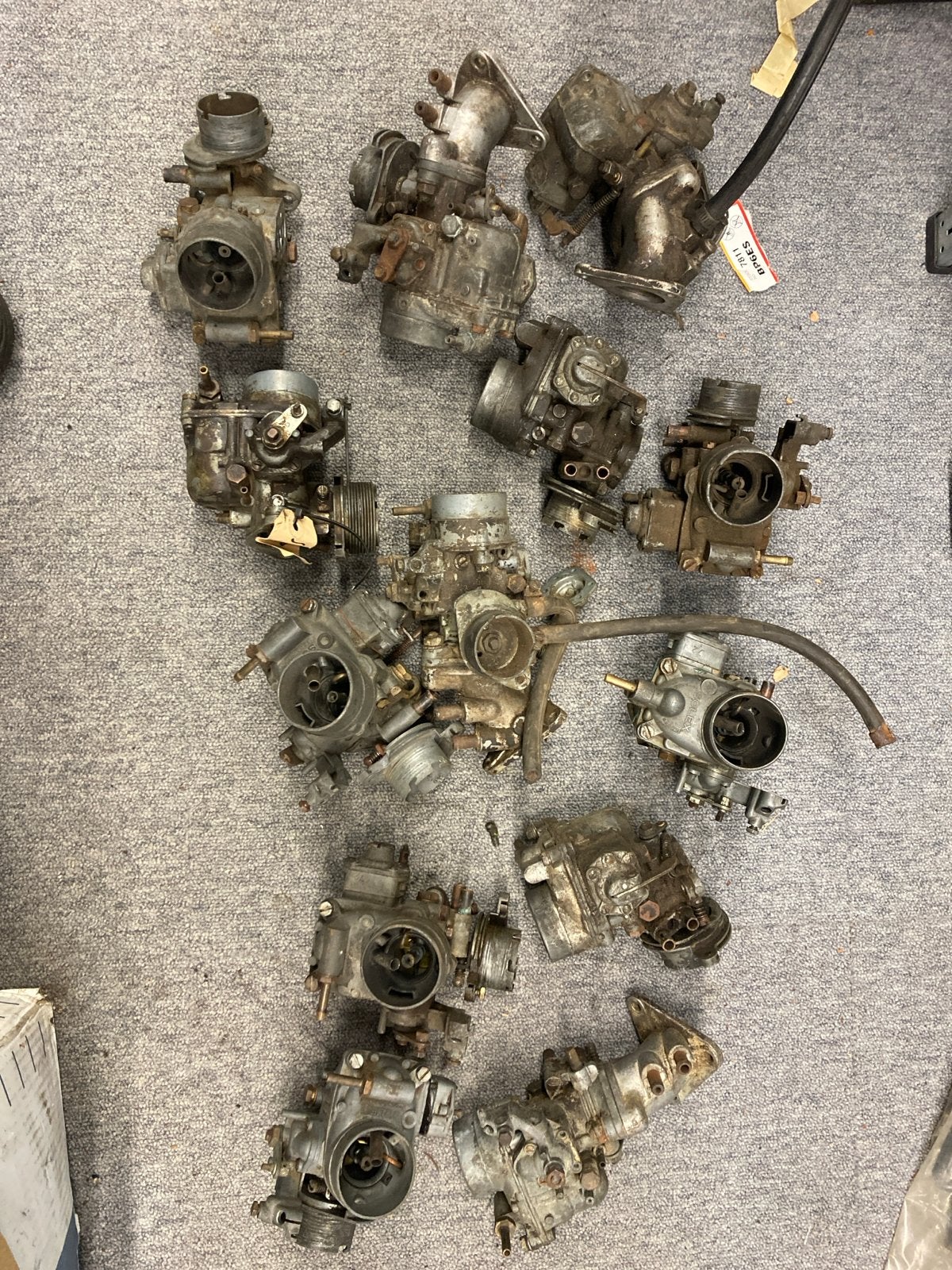 13 gebruikten Carburateurs Peugeot 404 en 504 L (partij), Ophalen, Gebruikt, Peugeot