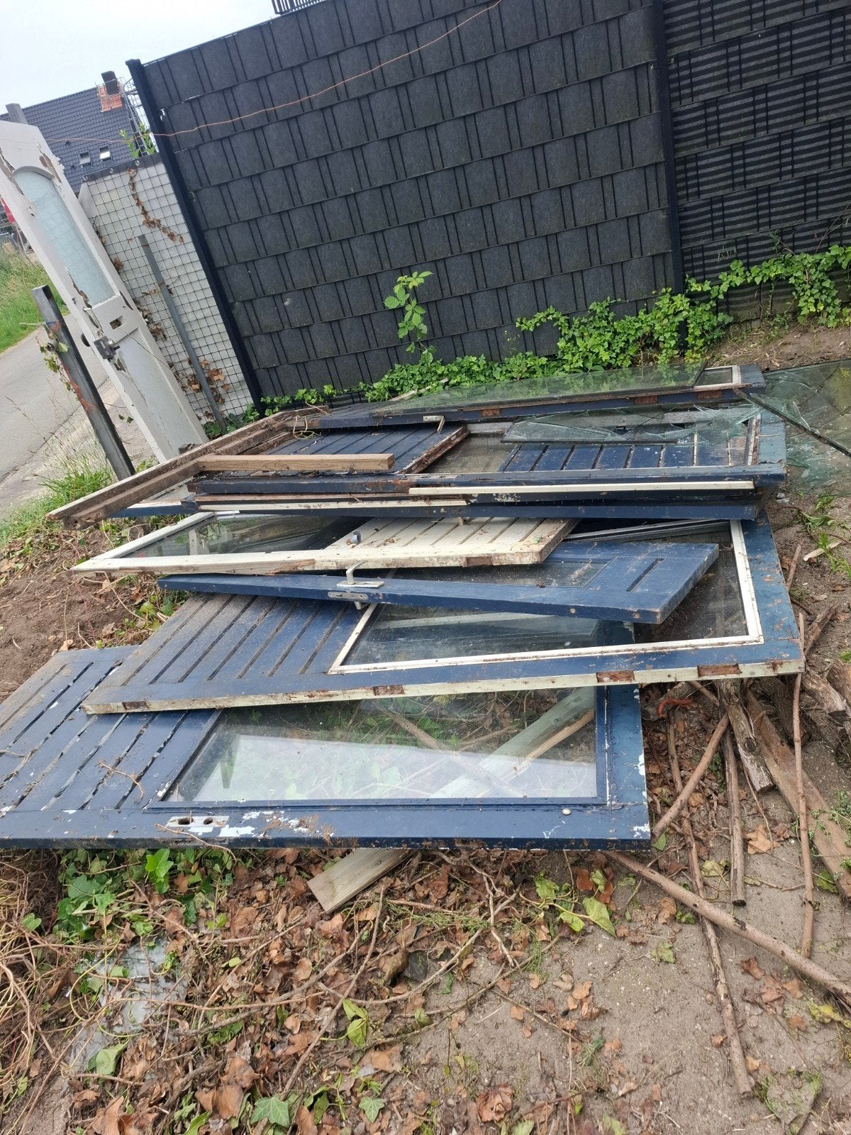 Buitendeuren 8 stuks, Ophalen, Gebruikt, 80 tot 100 cm, Buitendeur