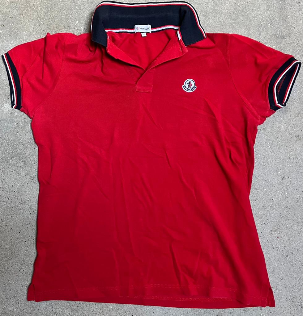 Moncler polo XL maar eigenlijk M, Kleding | Heren, Polo's, Ophalen of Verzenden, Nieuw, Maat 48/50 (M), Zwart