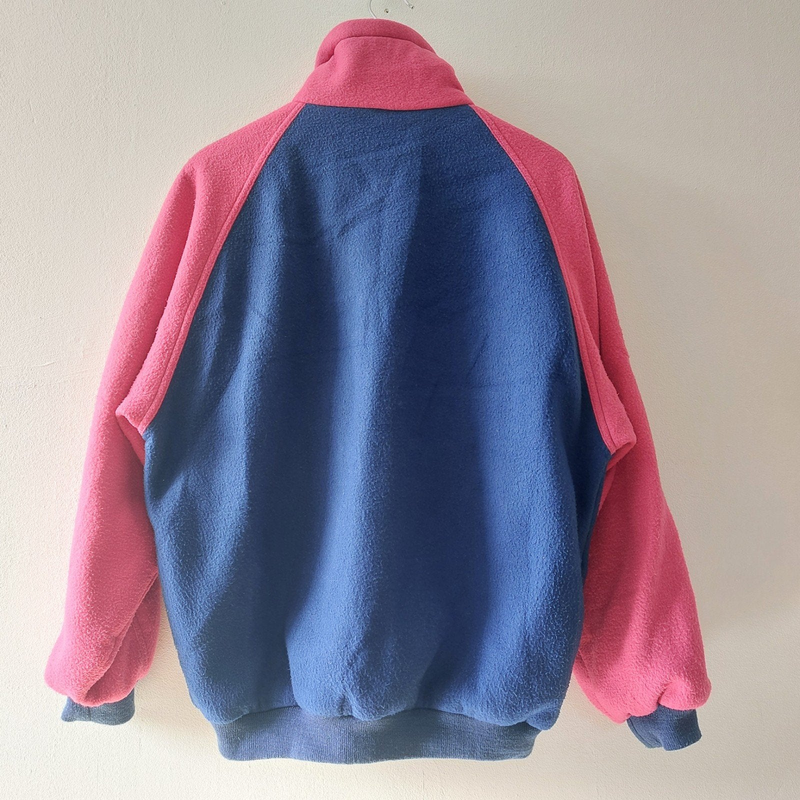 Vintage 80s/90s Fong Leng Sportswear colorblock fleecejack M, Fong Leng, Ophalen of Verzenden, Gedragen, Maat 38/40 (M)