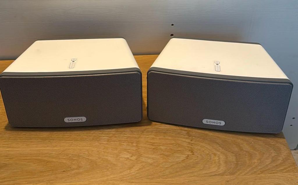 2x Sonos Play 3 Wit | Getest | Inclusief Garantie
