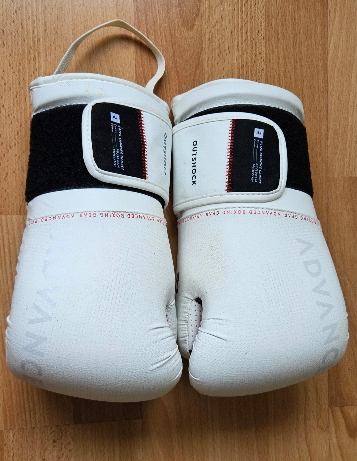 Bokshandschoenen Outshock Ergo 10 OZ, Sport en Fitness, Boksen, Ophalen of Verzenden, Zo goed als nieuw, Bokshandschoenen