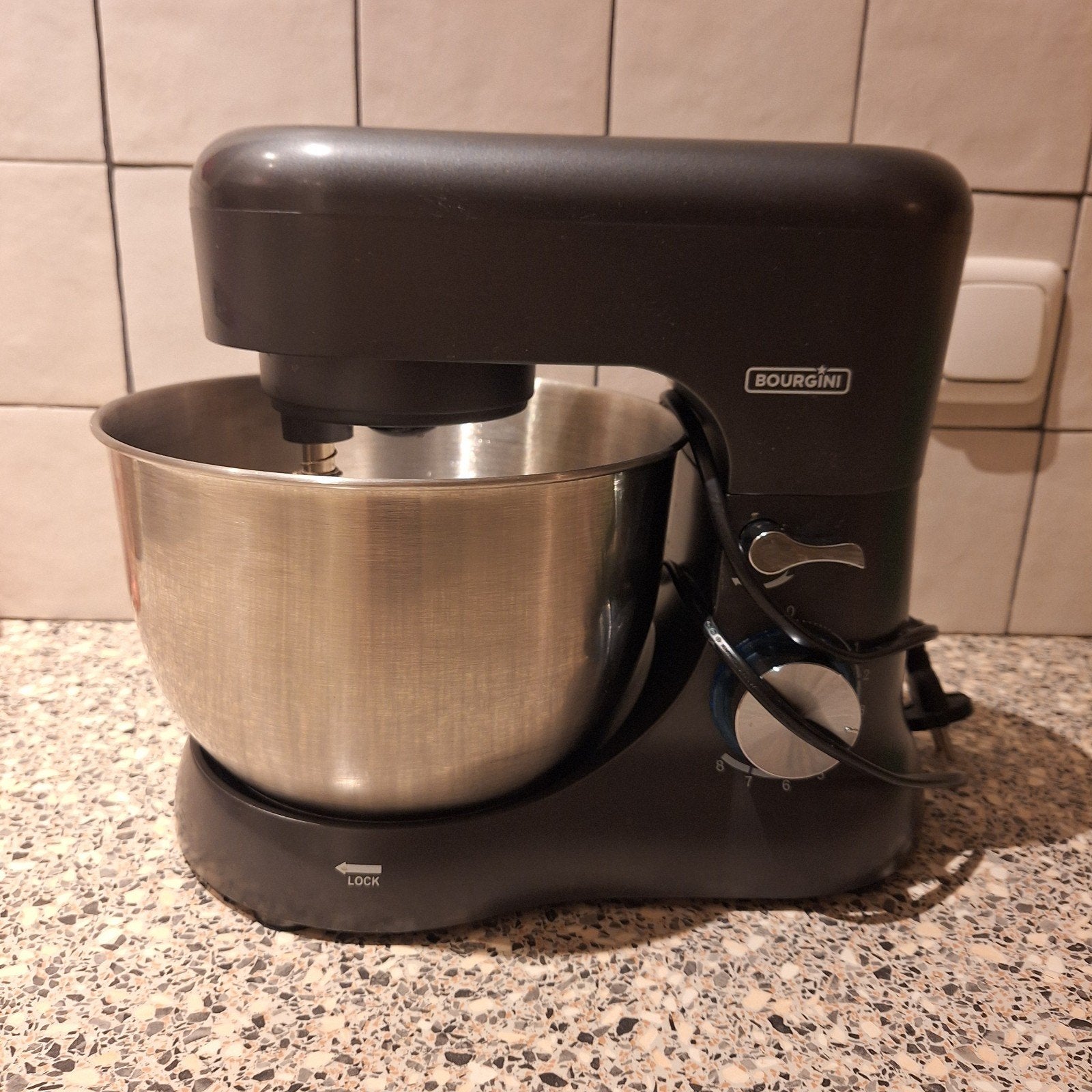 keukenmachine Bourgini, 4 liter of meer, Ophalen of Verzenden, Gebruikt, 3 snelheden of meer