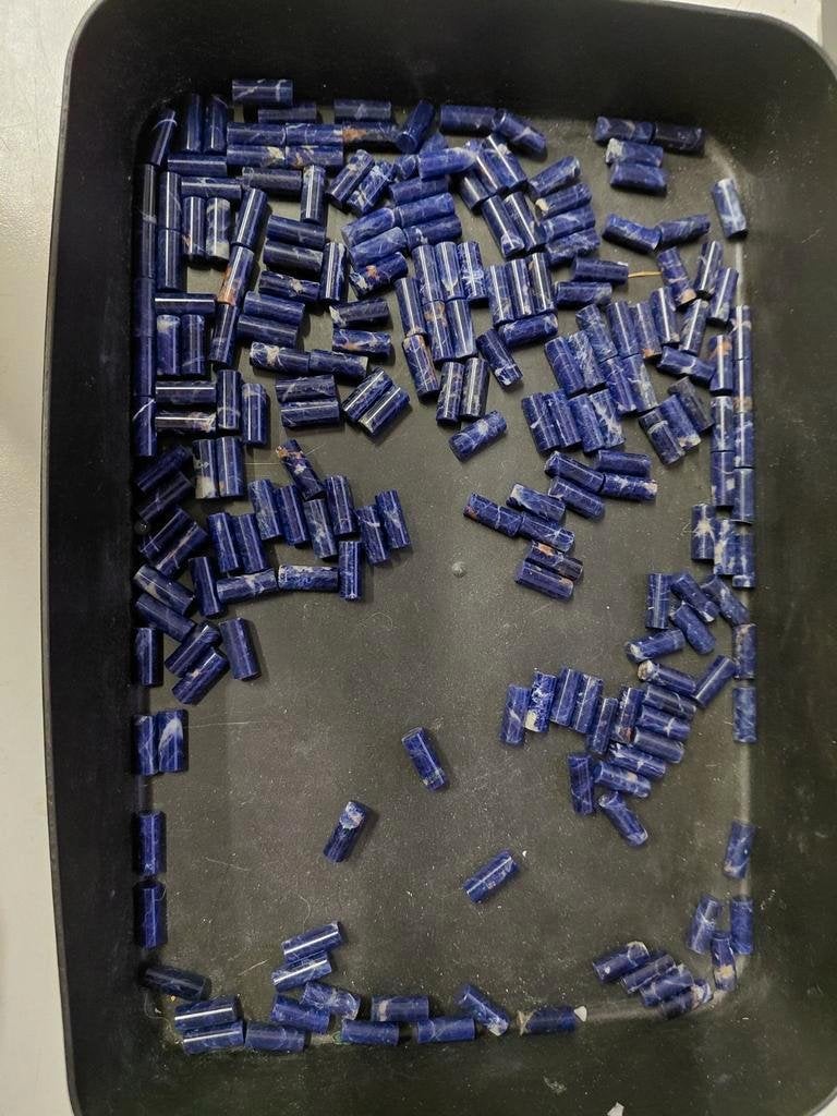 Lot lapis lazuli staafjes, Sieraden, Tassen en Uiterlijk, Edelstenen, Ophalen of Verzenden