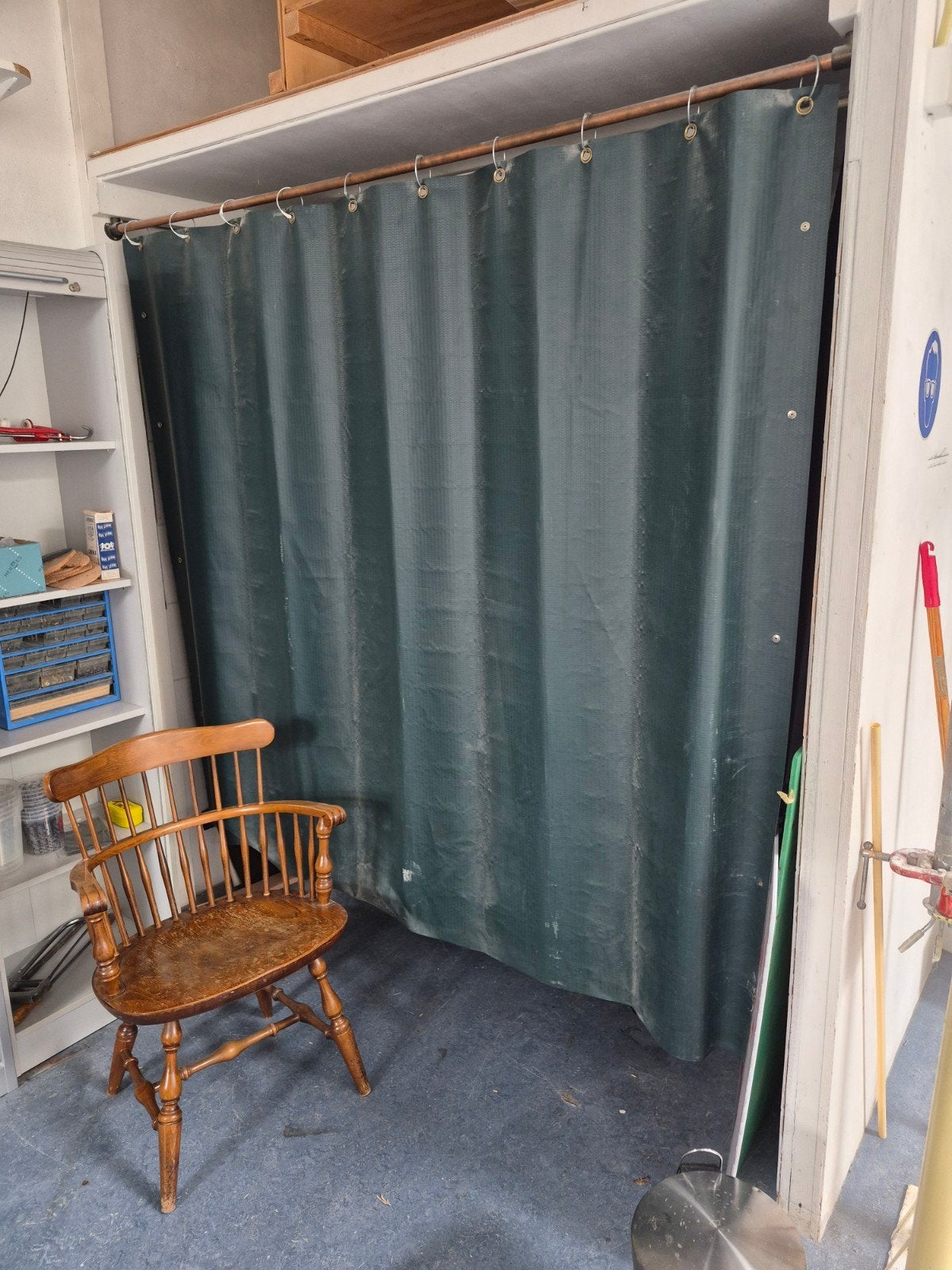 Lasdoek met Koperen Ophangbuis, Ophalen of Verzenden