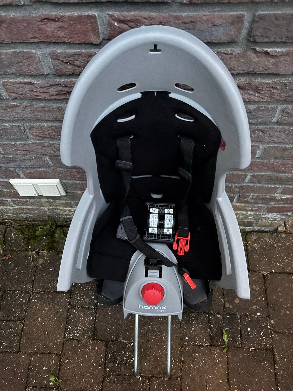 Hamax Siesta fietsstoeltje - Gebruikt, tot 22kg, 15 t/m 25 kg, Achterzitje, Ophalen of Verzenden, Gebruikt
