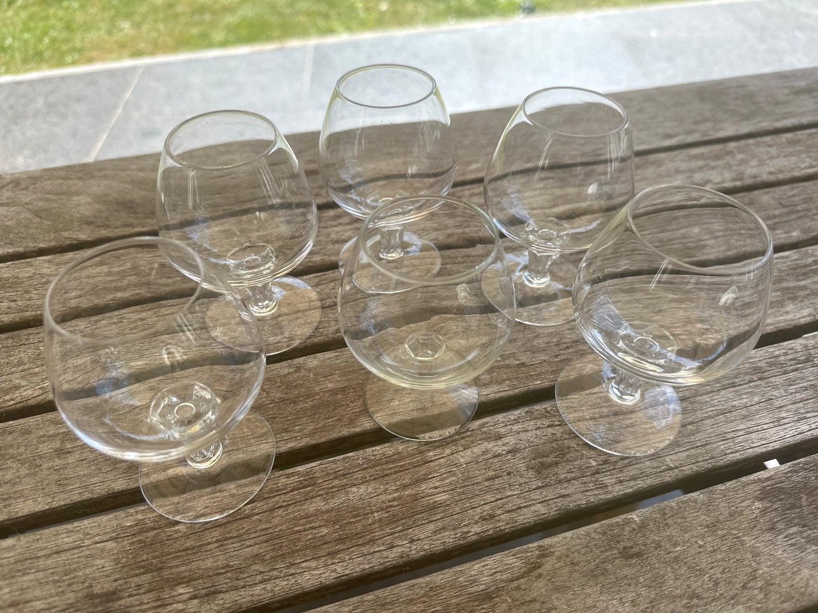 Set van 6 Cognacglazen, Ophalen