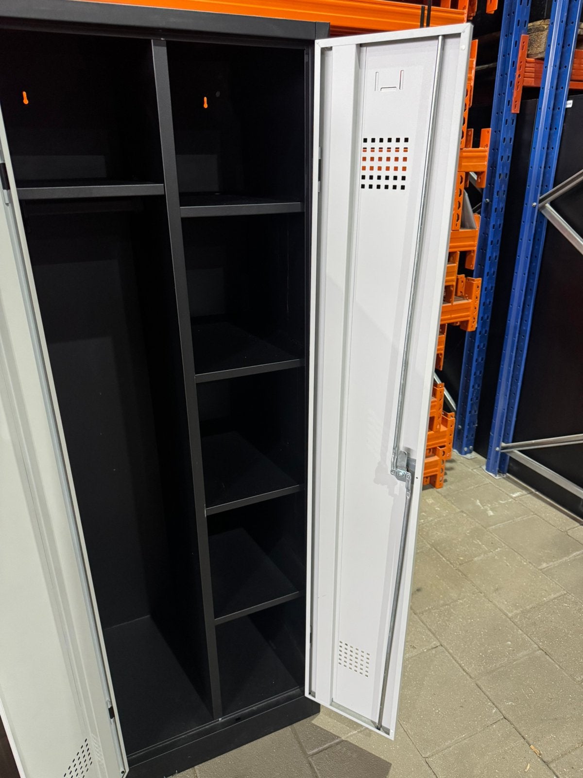 2-deurs metalen lockerkasten hang en leggedeelte 180x62x50cm, Ophalen, Gebruikt