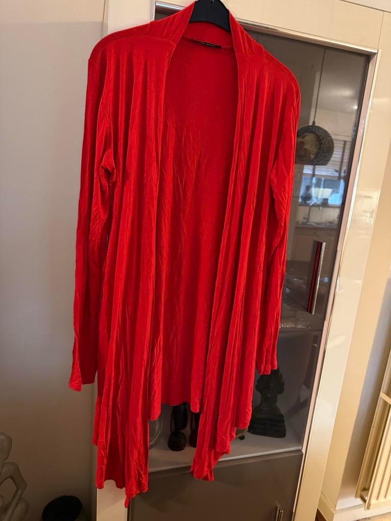 Rood vest, maat M Made in Italy, Ophalen of Verzenden, Zo goed als nieuw, Maat 38/40 (M), Rood