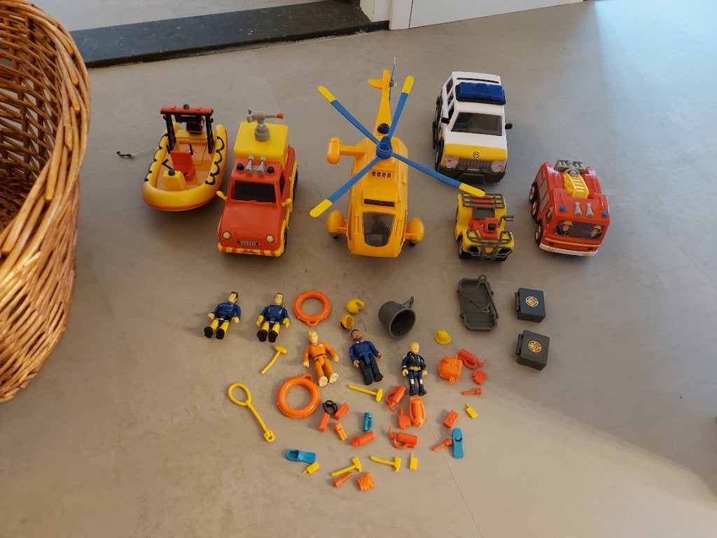 Brandweerman sam speelgoed, Ophalen of Verzenden, Zo goed als nieuw