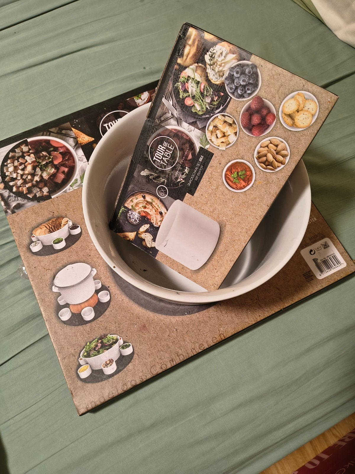 Tour de Table Snackschalen Set - 6 stuks, Ophalen, Overige merken, Keramiek, Nieuw