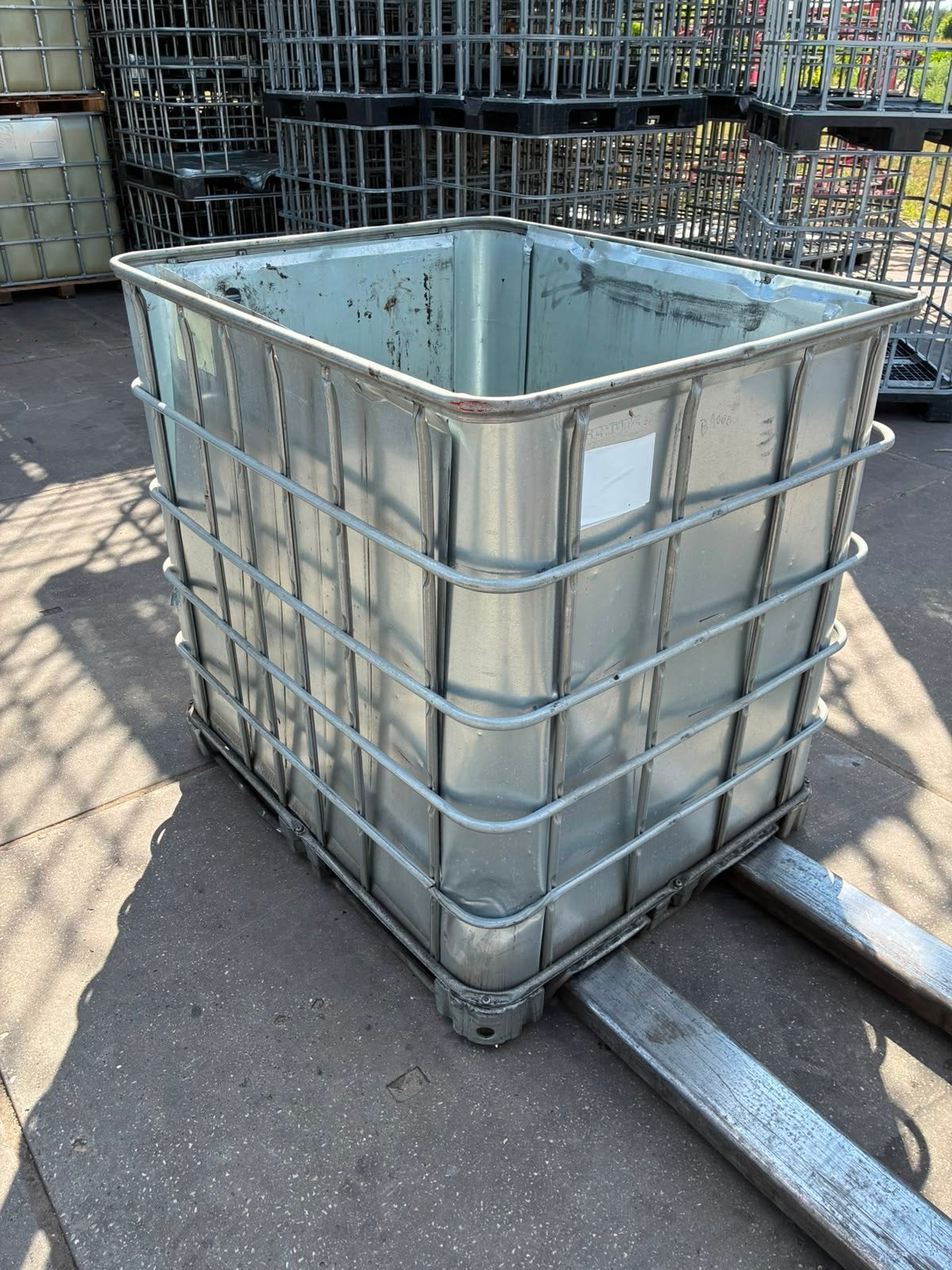ibc kratten met ijzeren binnenbak oud ijzerbak, Ophalen, Gebruikt, 100 cm of meer, 60 cm of meer