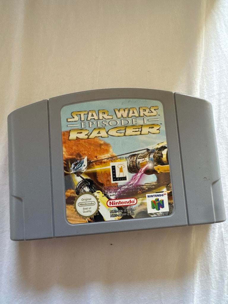 Star Wars Episode I Racer N64 - Klassieke Racegame, Gebruikt, 1 speler, Racen en Vliegen, Ophalen of Verzenden