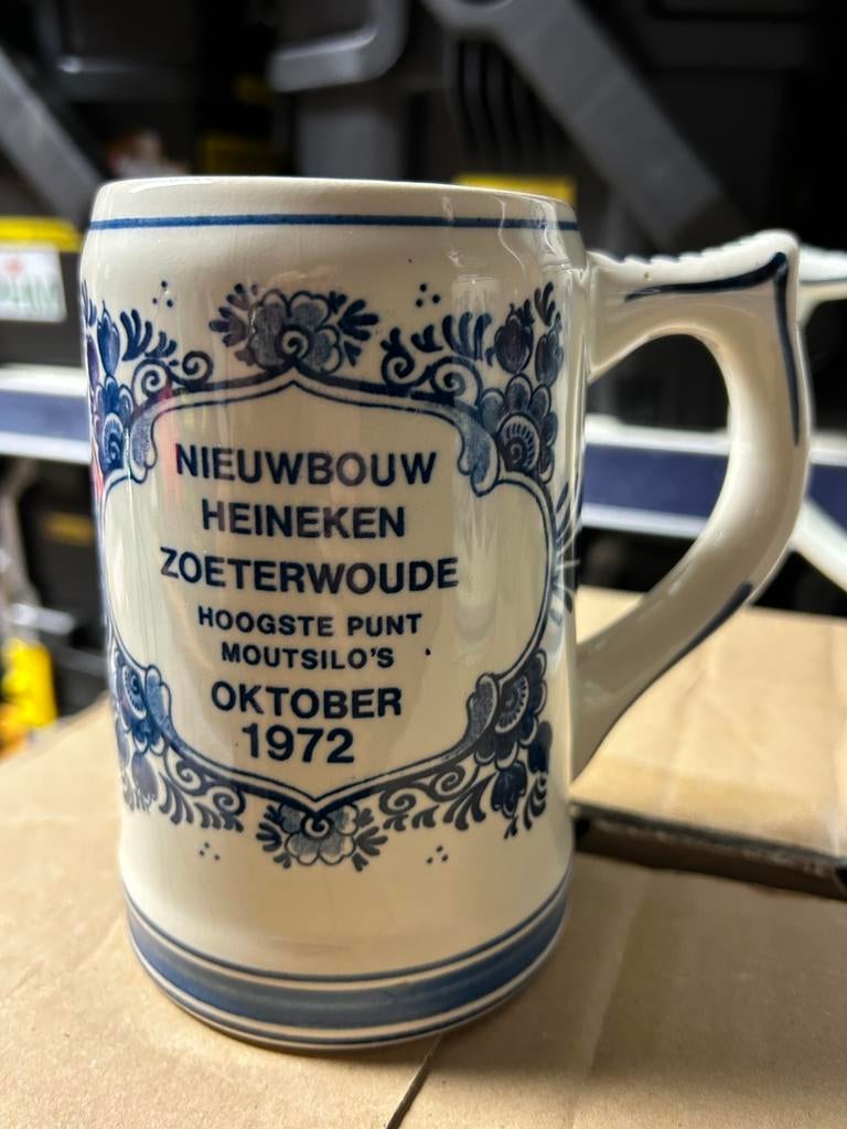 Delfts baluee Heineken pul zoeterwoude 1972, Ophalen