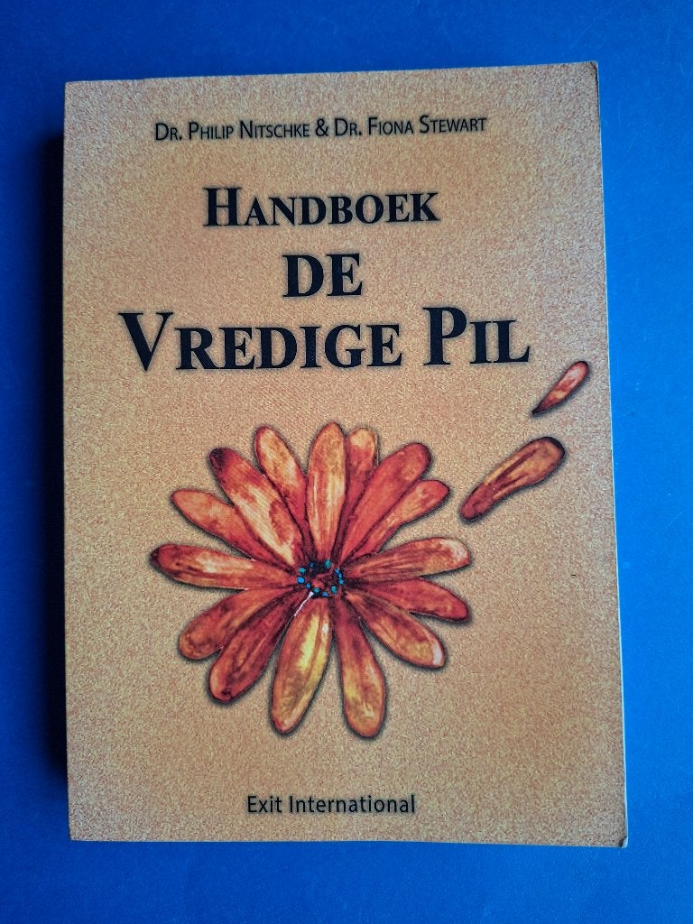 handboek De Vredige Pil * Dr. Philip Nitschke, Verzenden, Zo goed als nieuw, Overige onderwerpen, Achtergrond en Informatie