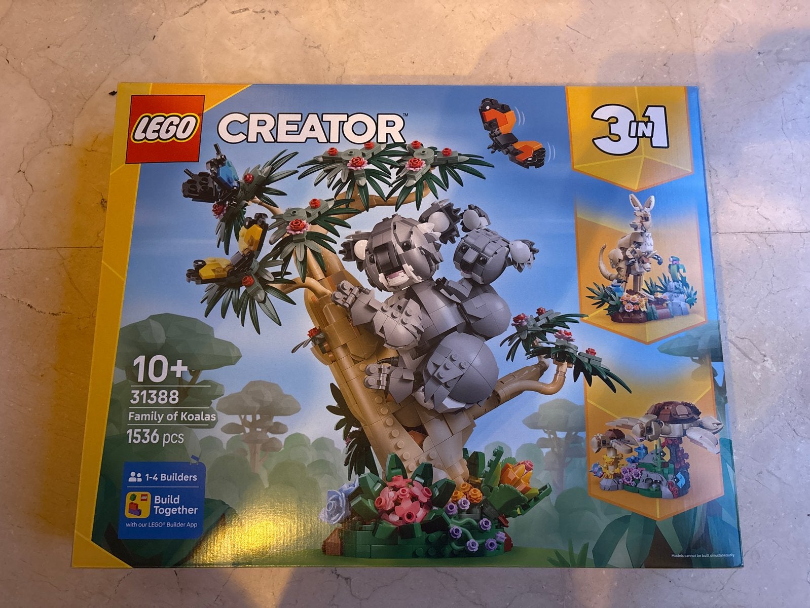 LEGO Creator 31388 Familie Koala's (1536 stuks), Lego, Nieuw, Ophalen of Verzenden, Complete set