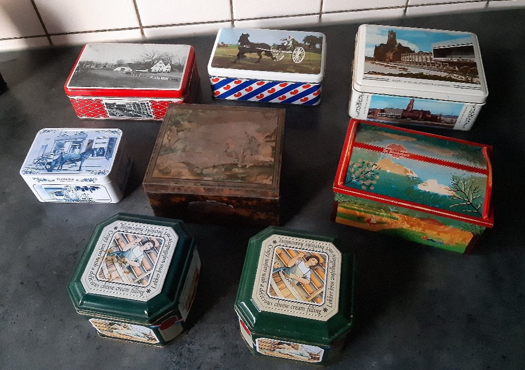 koekblikken, Verzamelen, Ophalen of Verzenden, Gebruikt, Overige, Overige merken