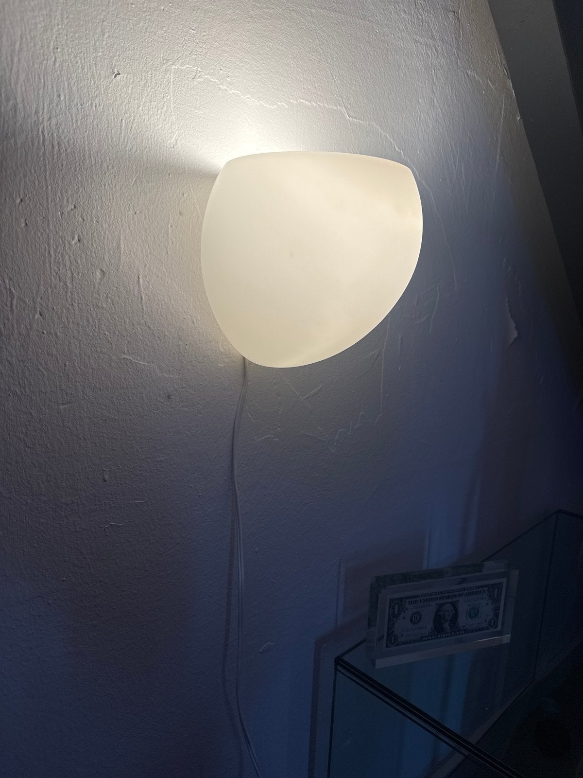 Vintage Leucos wand lamp - Handgemaakt in Italië, Indirect licht, E14 (klein), Ophalen of Verzenden, Overige merken