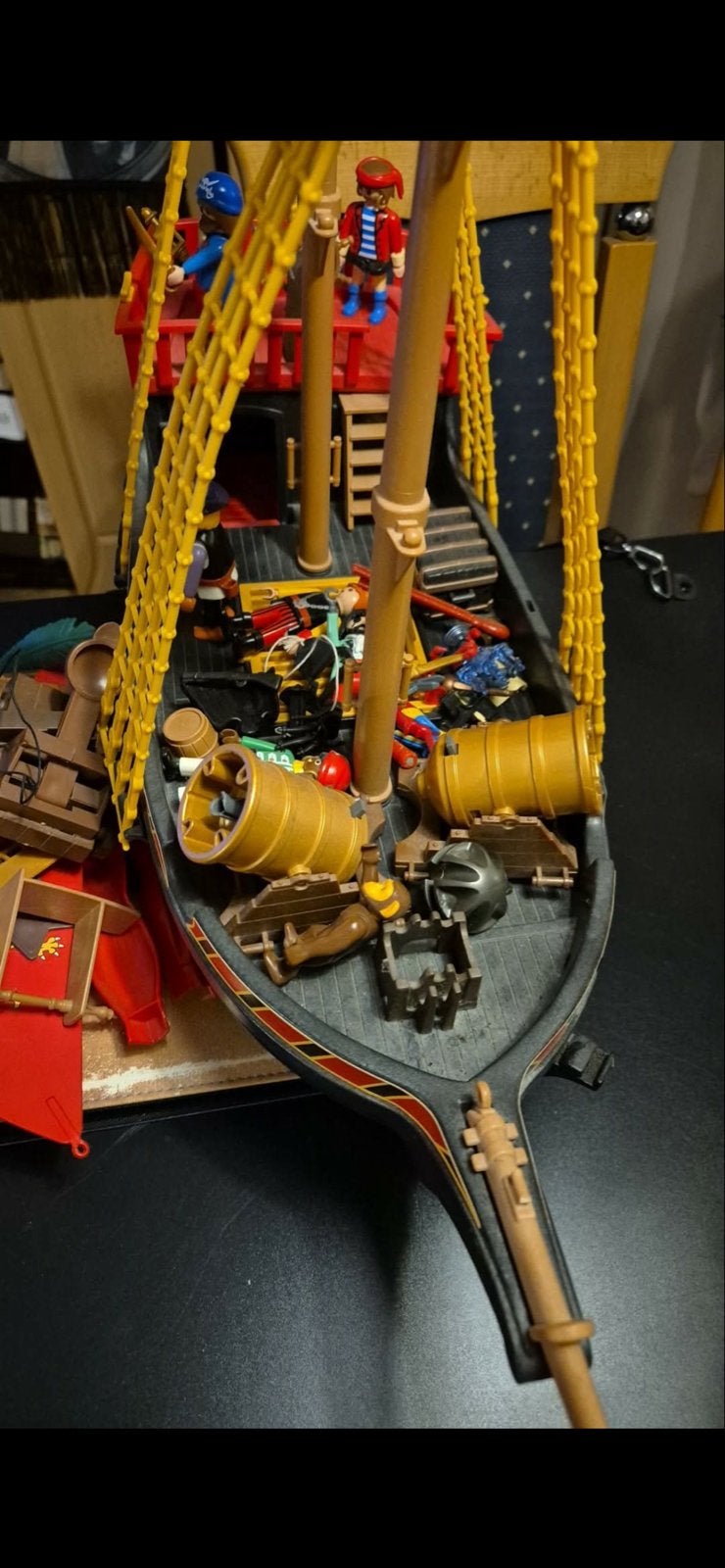 Playmobil Piratenschip met accessoires en figuren, Ophalen of Verzenden, Gebruikt, Jongen of Meisje