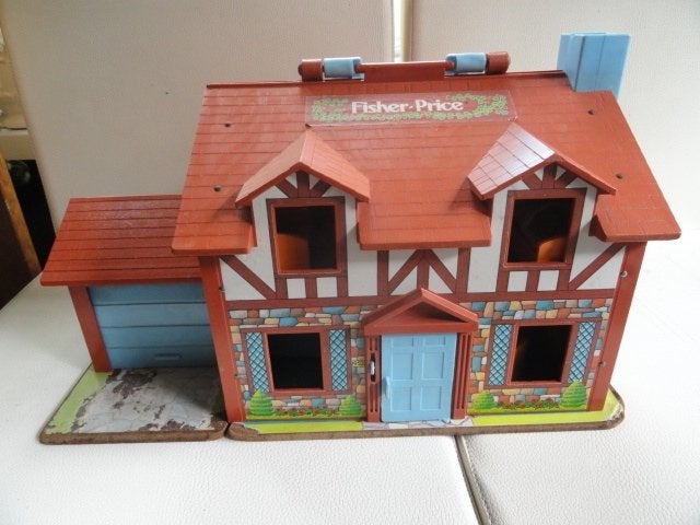 Vintage Fisher-Price Huis 952(1980), Verzenden, Gebruikt, Speelset