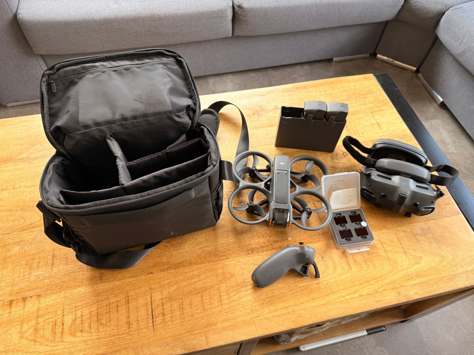 DJI Avata 2 FPV Drone fly more Combo, 250 tot 900 gram, Cameradrone, Zo goed als nieuw, 1 tot 5 kilometer