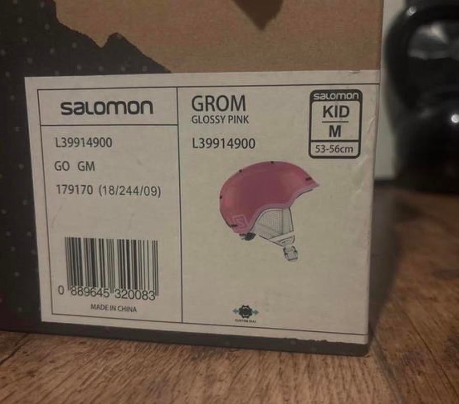 Salomon Grom skihelm kids maat M - Zo goed als nieuw, Ophalen of Verzenden, Zo goed als nieuw